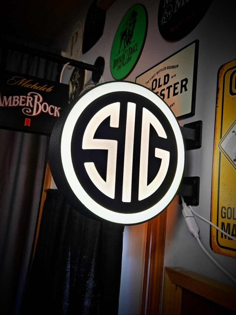 Double Side Wall Sign